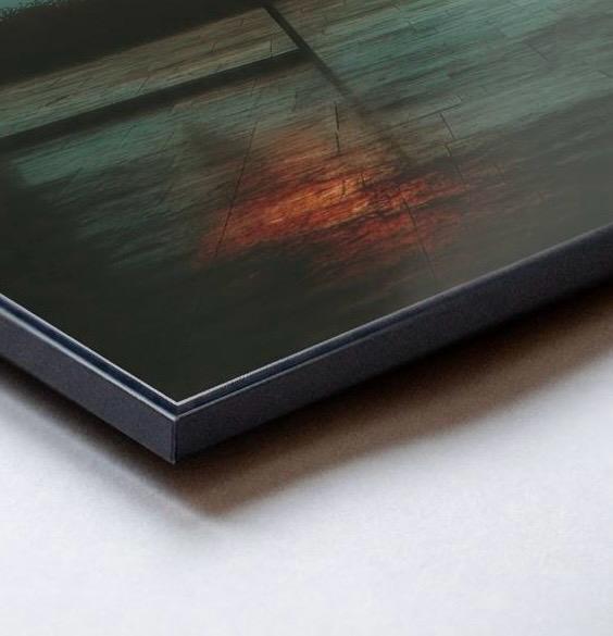 Premium matte acrylic fine art print detail, museum quality wall art NOA Paris