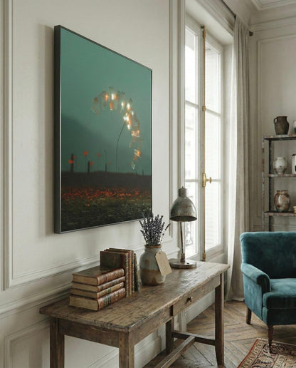 Prismatic Arc art print displayed in Parisian apartment — NOA Editions contemporary wall art